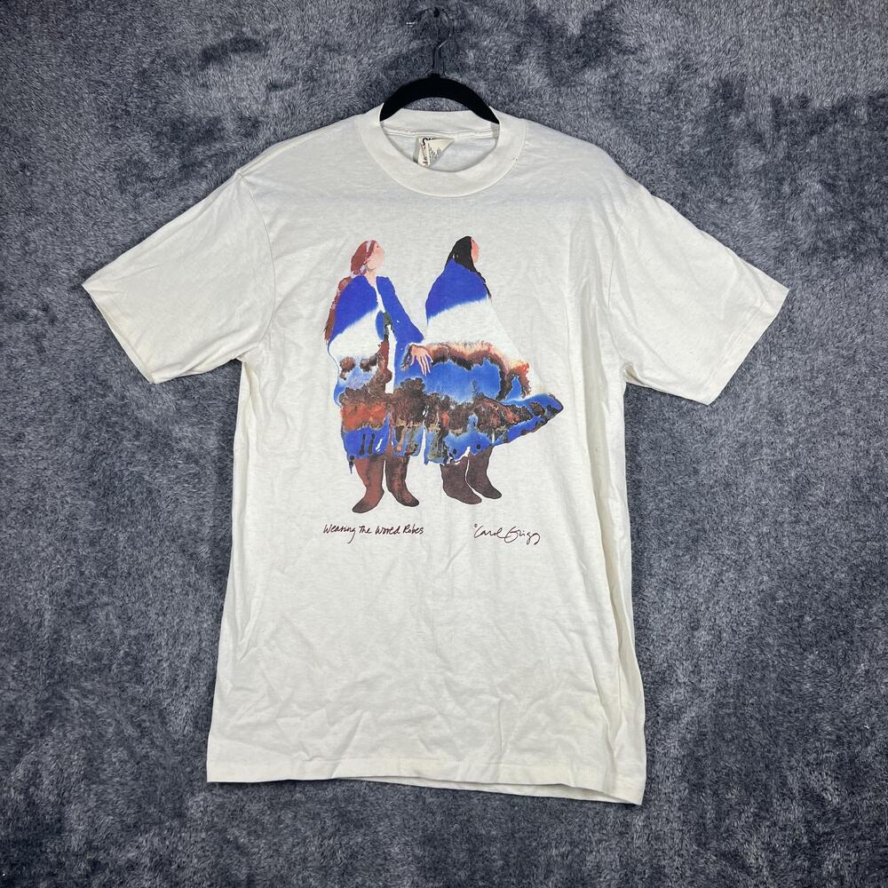 Carol Grigg Shirt Mens Medium Vintage Wearing the World Robes Native American